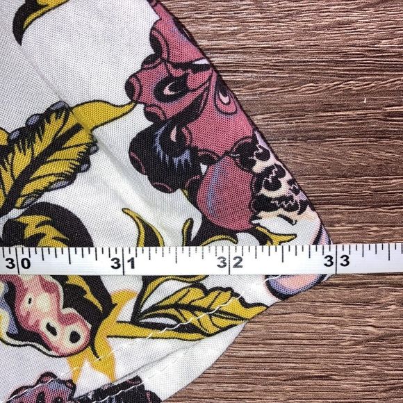 J For Justify Medium Cream with floral print dress - Picture 6 of 9